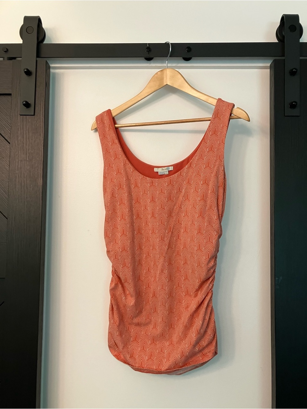 Boden size 12, ruched tank top .